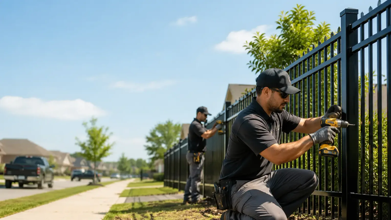Metal Fence Installation in Sasser, GA